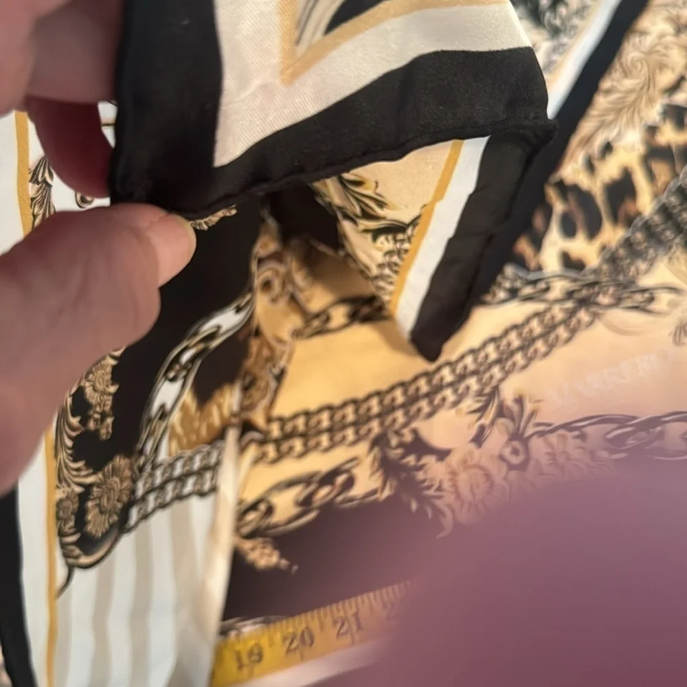 Baroque Marrero collection 100% silk scarf